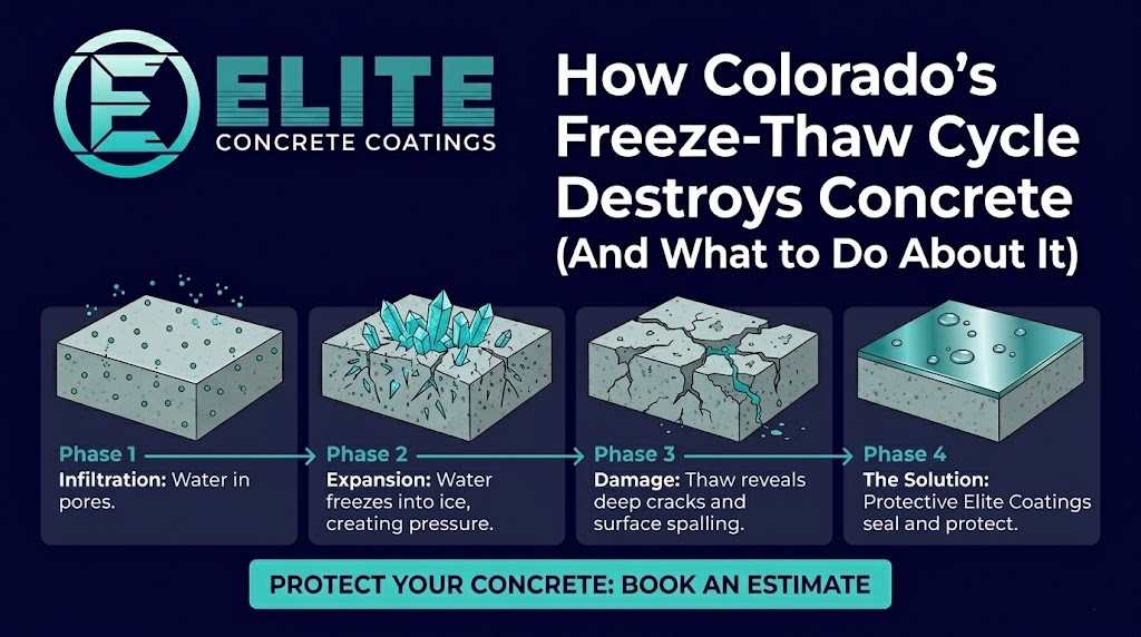 How Colorado’s Freeze-Thaw Cycle Destroys Concrete (And What to Do About It)
